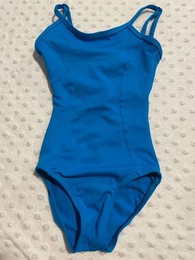 Girls Bright Blue Leotard